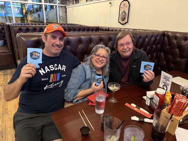 Four Dogs Entertainment event winners at a local game night