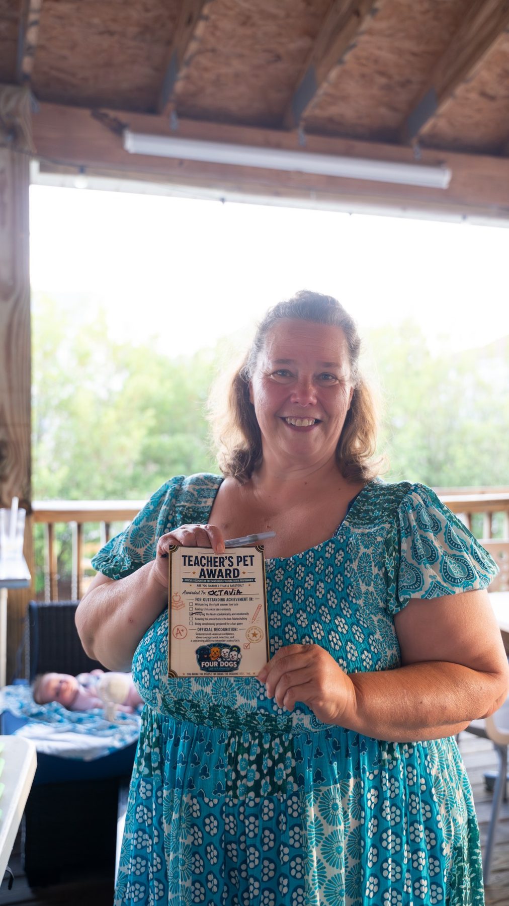 Teacher's Pet Award winner at Four Dogs trivia